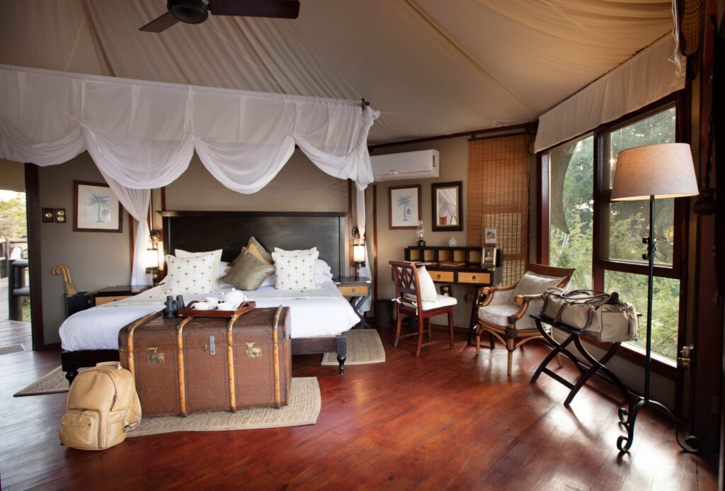 Bedroom at Hamiltons Tented Camp